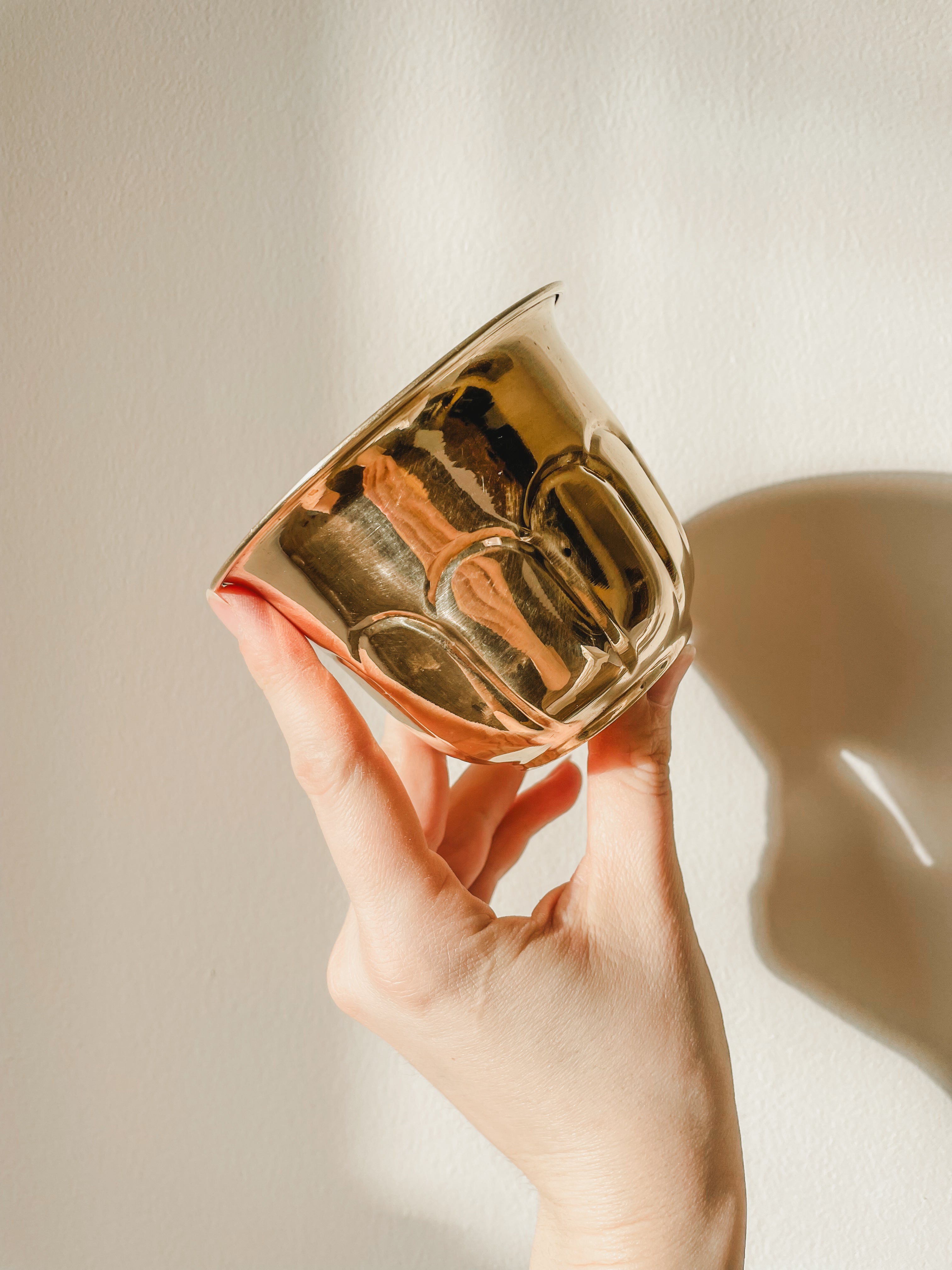 VINTAGE BRASS PLANTERS