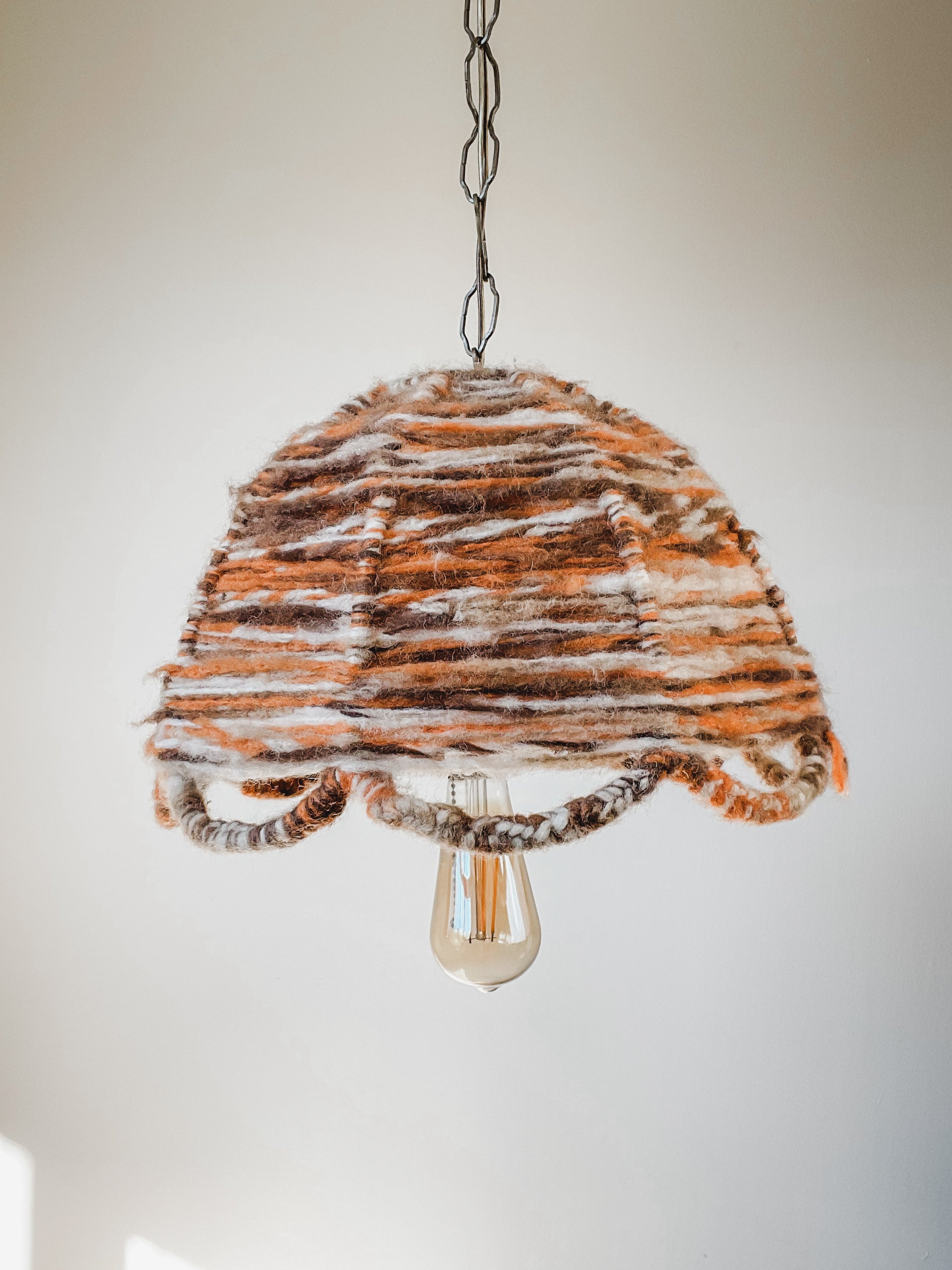 MID CENTURY WOOL PENDANT LAMP