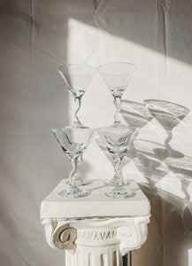 Z STEM MARTINI GLASSES