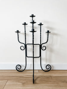 WROUGTH IRON CANDELABRA