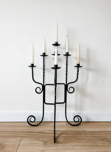 WROUGTH IRON CANDELABRA