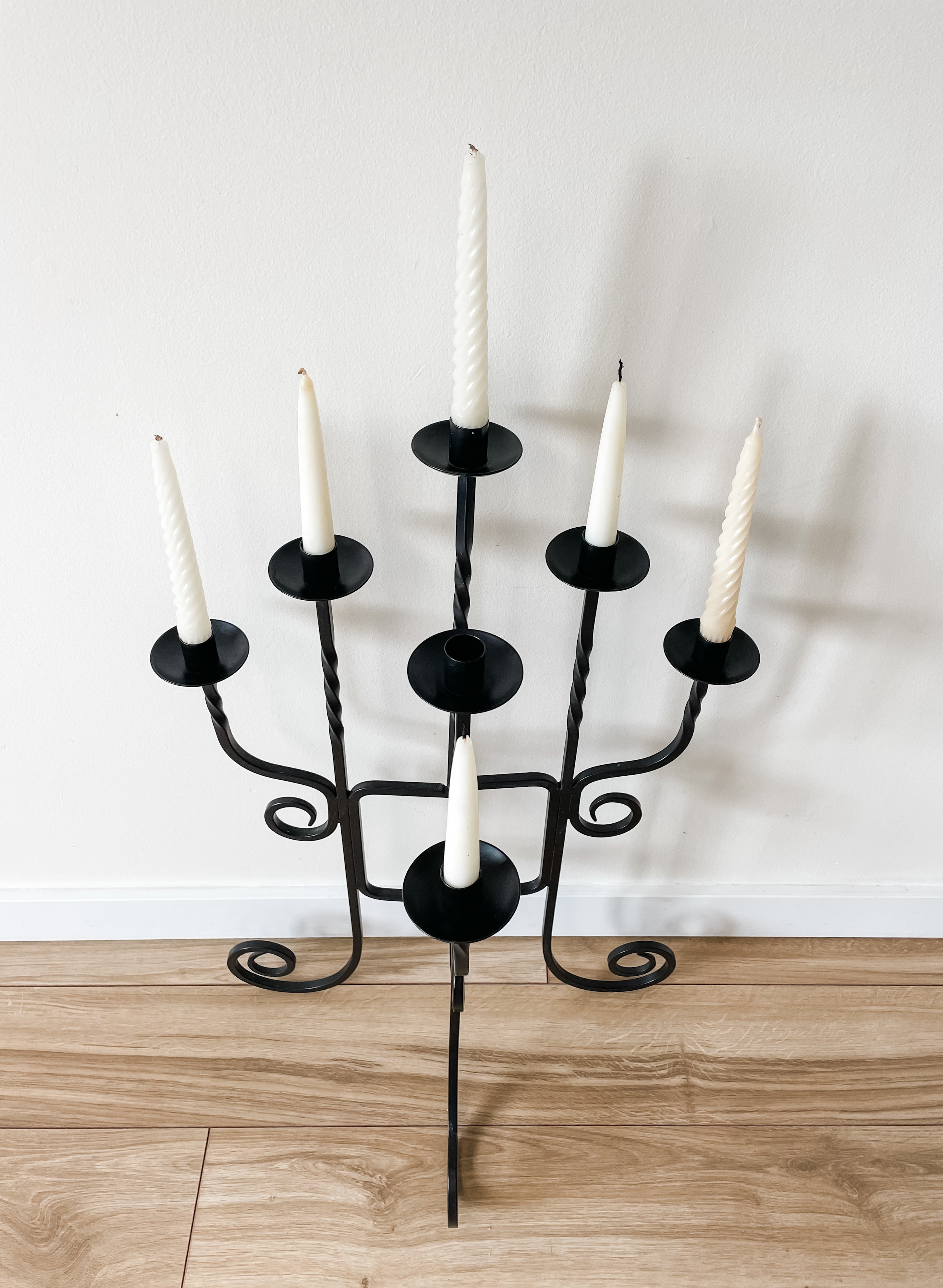 WROUGTH IRON CANDELABRA