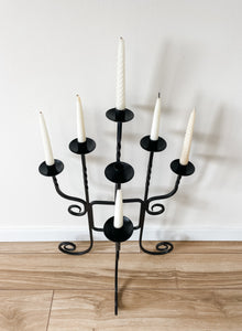 WROUGTH IRON CANDELABRA