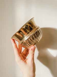 VINTAGE BRASS PLANTERS