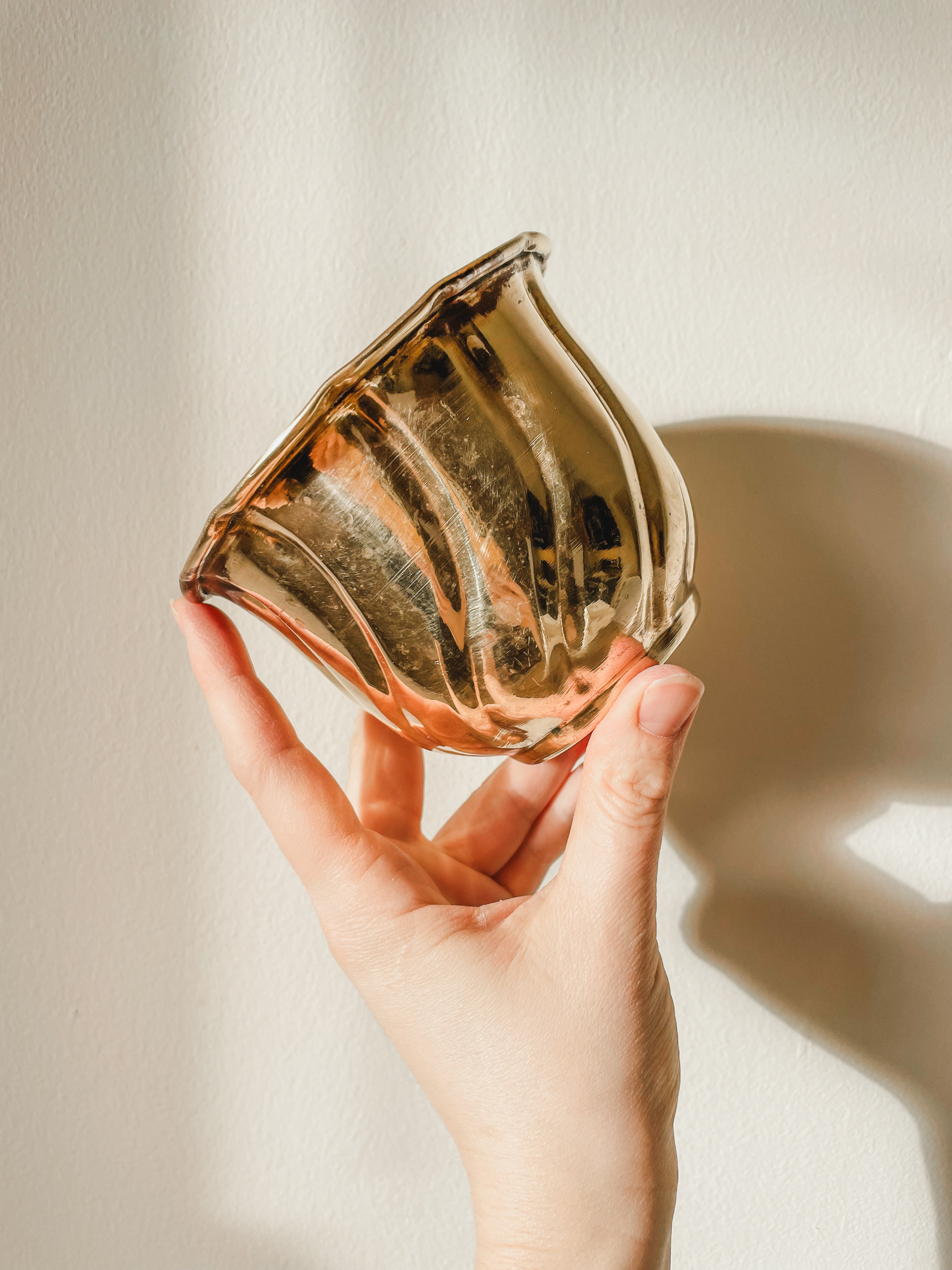 VINTAGE BRASS PLANTERS