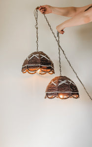 MID CENTURY WOOL PENDANT LAMP