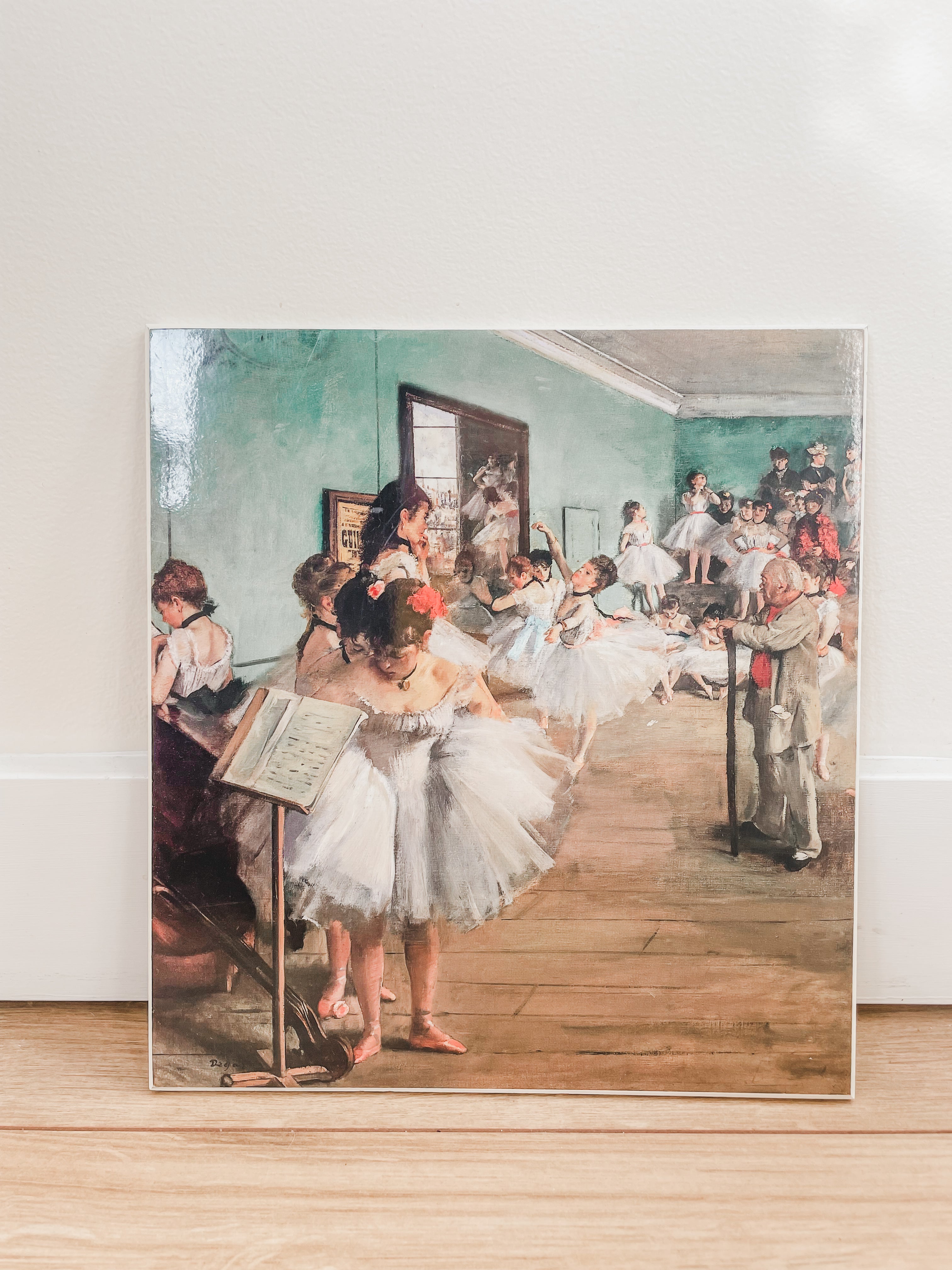 ‘THE DANCE CLASS’ PLAQUE ART