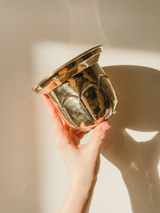 VINTAGE BRASS PLANTERS