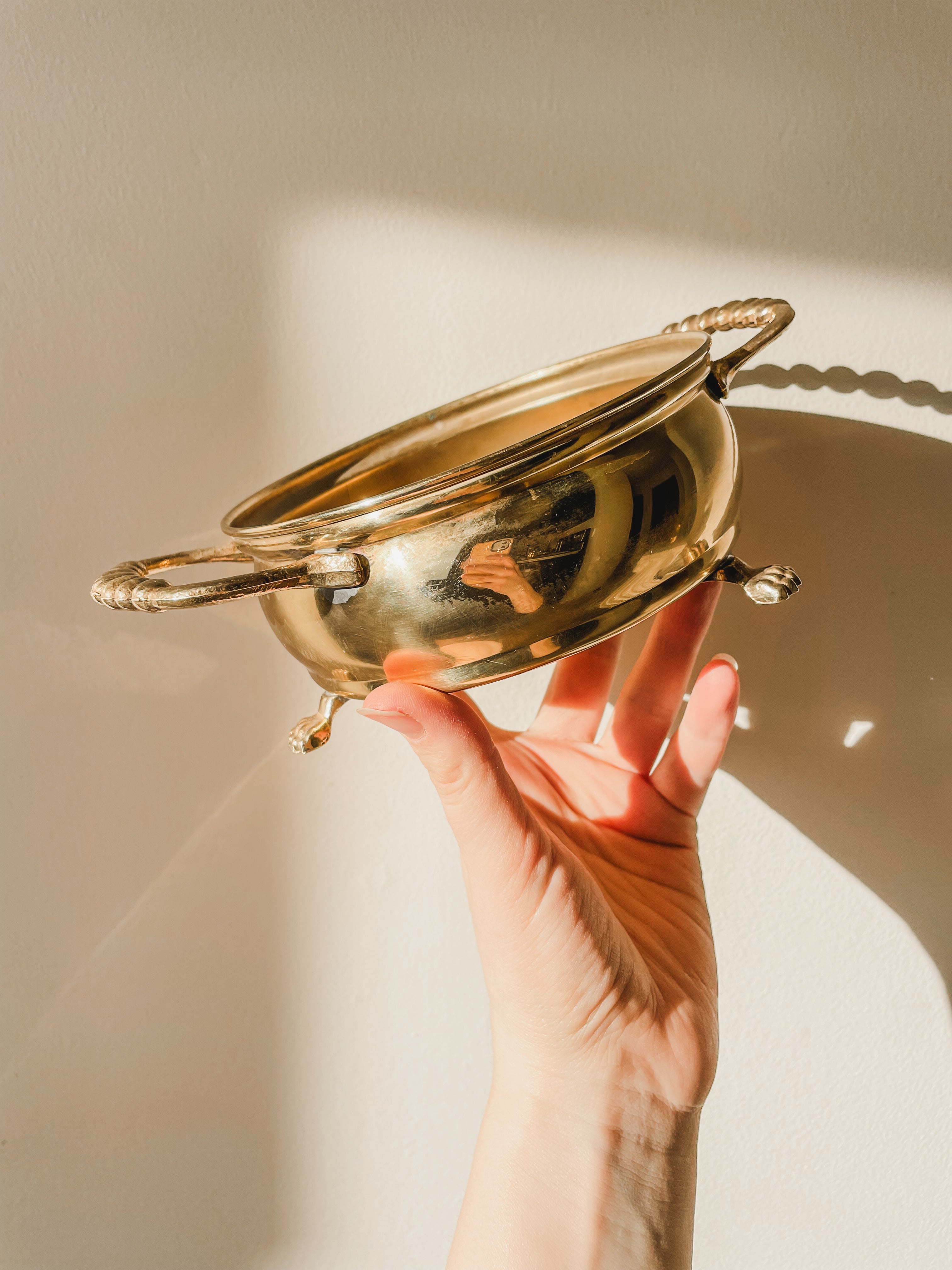 VINTAGE BRASS PLANTERS