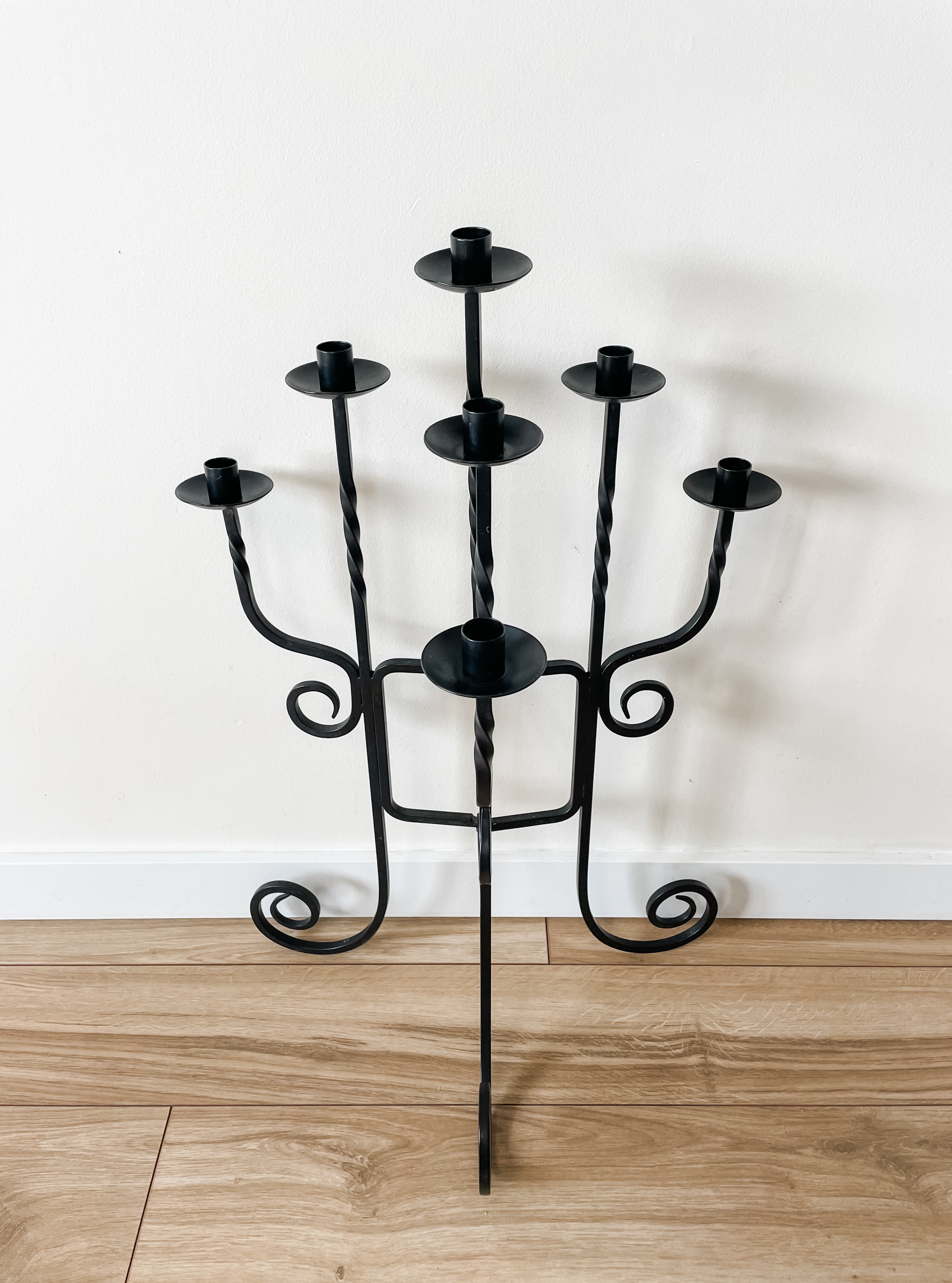 WROUGTH IRON CANDELABRA