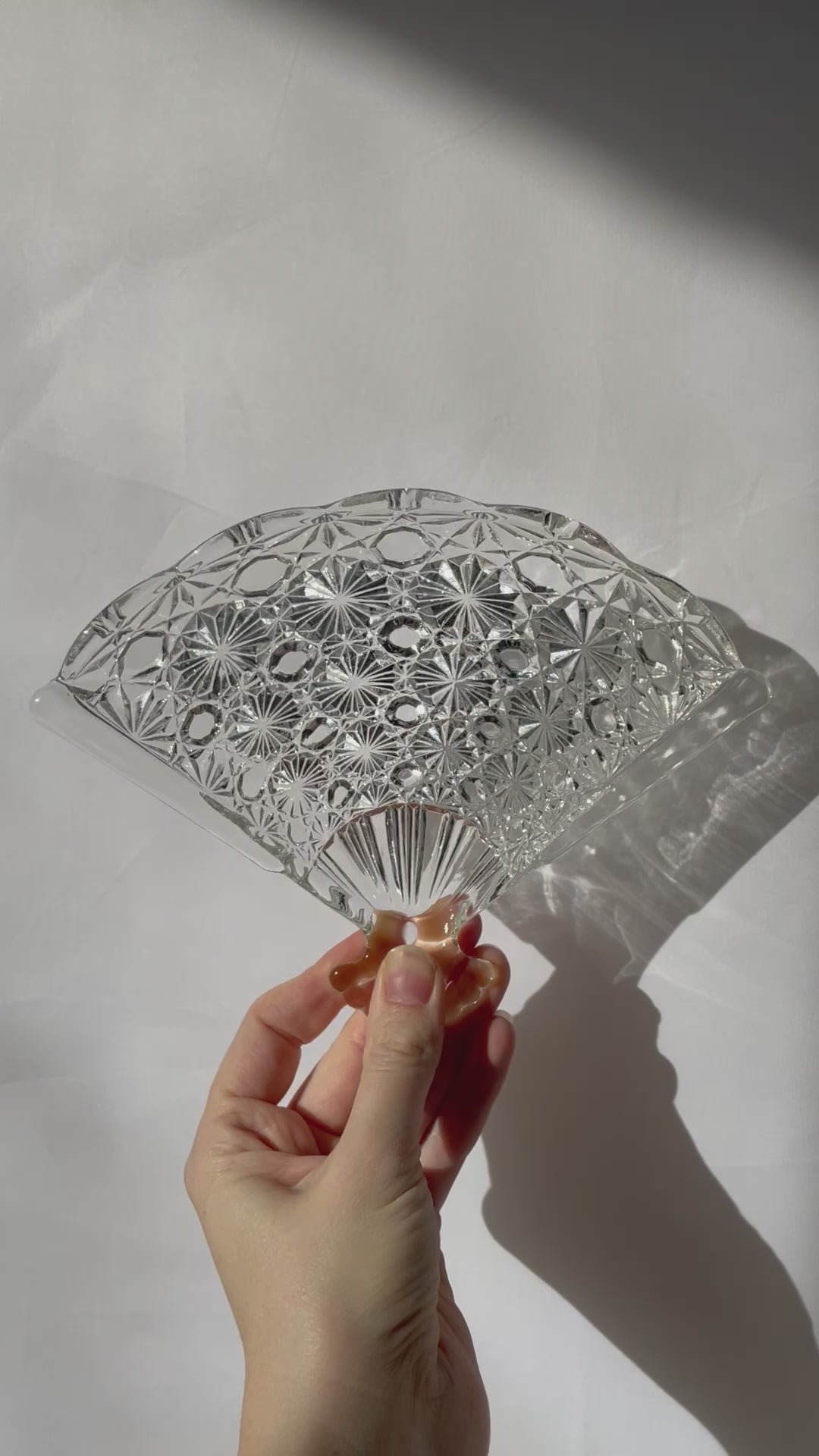 VINTAGE AVON GLASS FAN