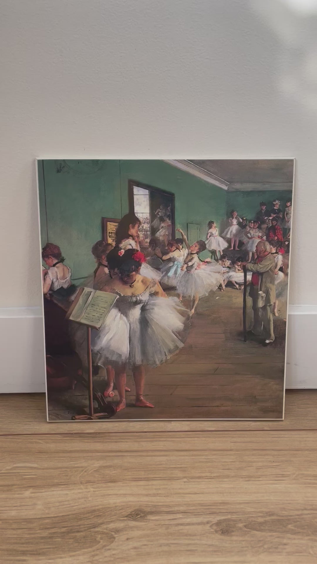 ‘THE DANCE CLASS’ PLAQUE ART